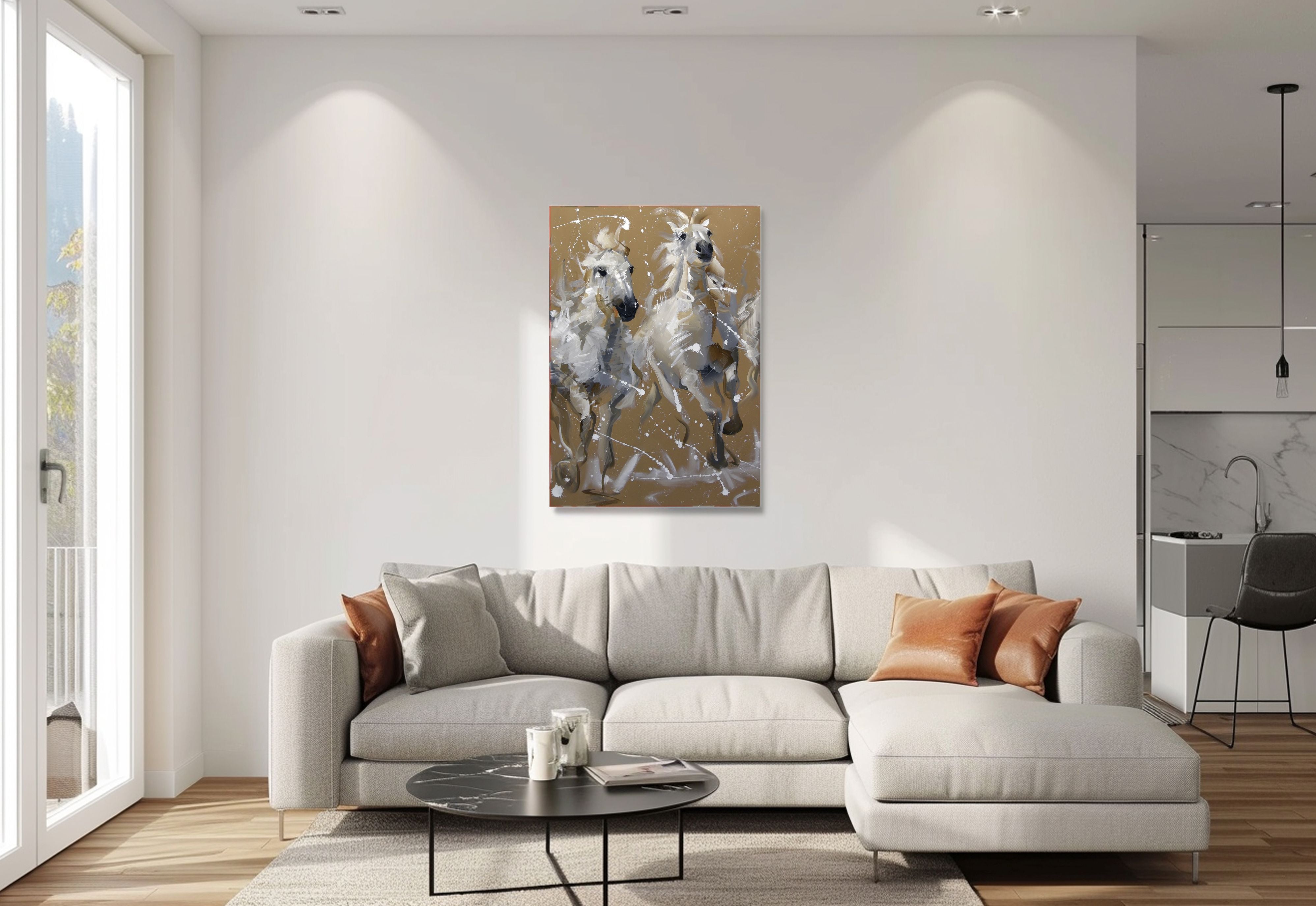 Running Free 70x100cm Acrylic On Canvas