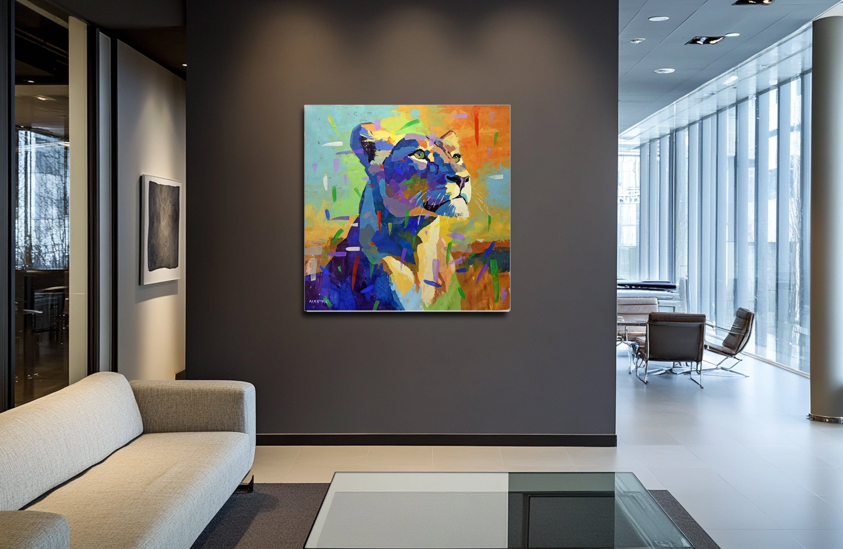 Celestial Huntress 120x120cm Acrylic on Canvas