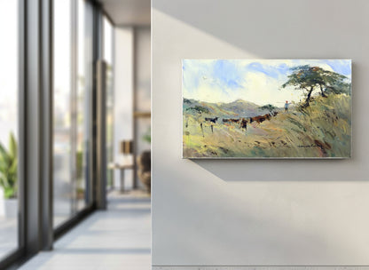 Highveld Herd 35x60cm