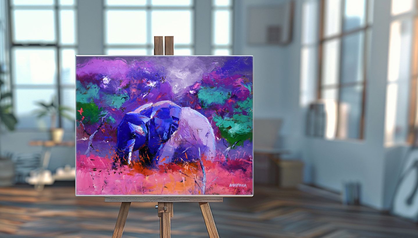 Silent Majesty 56x71cm Oil On Canvas