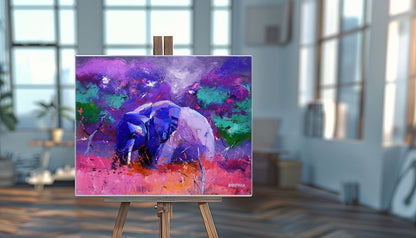 Silent Majesty 56x71cm Oil On Canvas