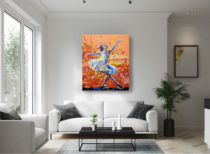 Colorful Ballerina Series No 2  120x100cm Acrylic on Canvas