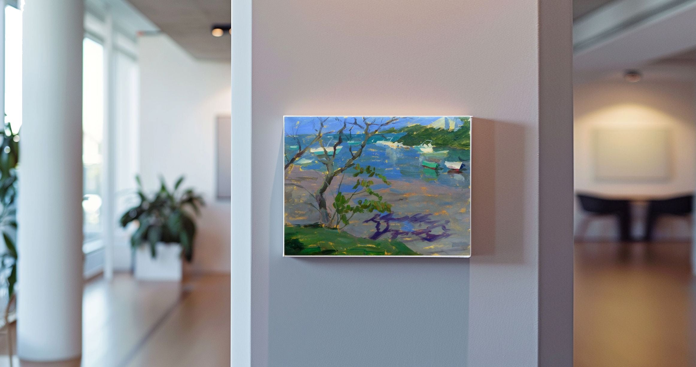 Where the Shore Pauses 30x40cm Oil On Canvas