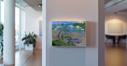 Where the Shore Pauses 30x40cm Oil On Canvas