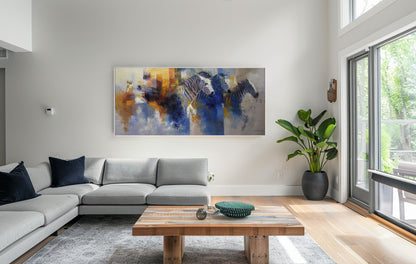 Between Water and Dust 76x170cm Oil On Canvas