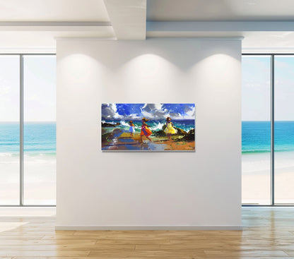 Before the Sun Lets Go 50x100cm Oil On Canvas