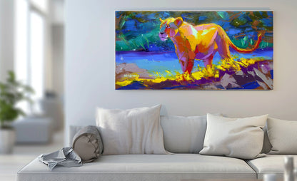 Queen Of The Riverbanks 60x120cm Oil On Canvas