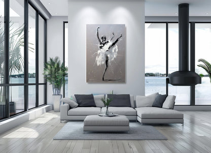 No 3  Spontaneous Ballerina Series I 120x80cm Acrylic on Canvas