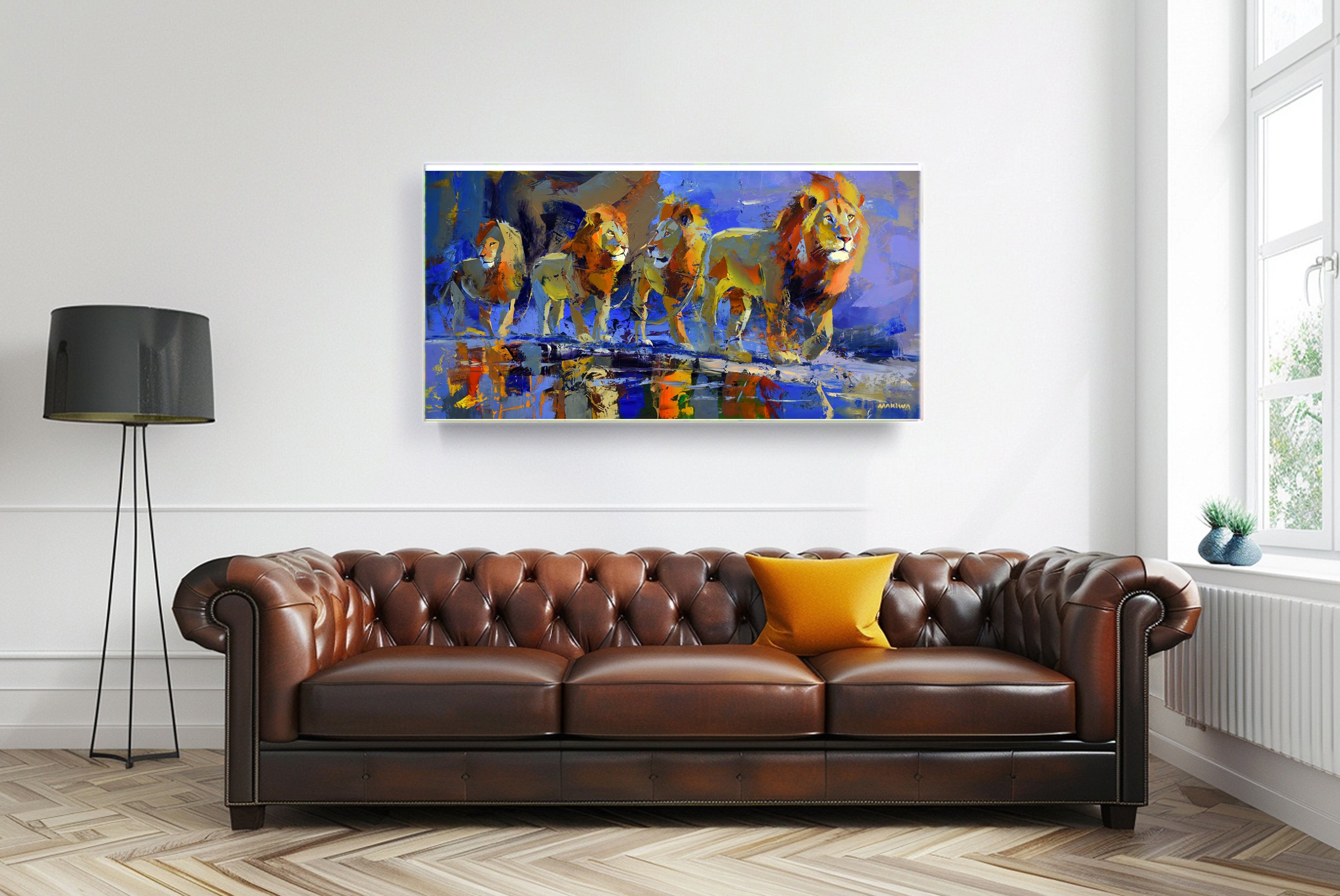 Brothers of the Dawn 70x140cm  Oil On Canvas