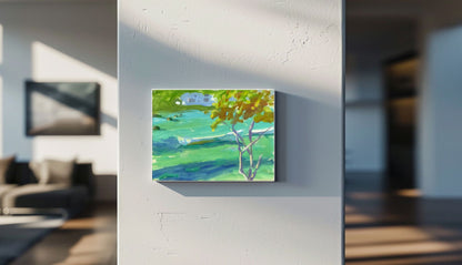 Green Silence 30x40cm Oil on Canvas