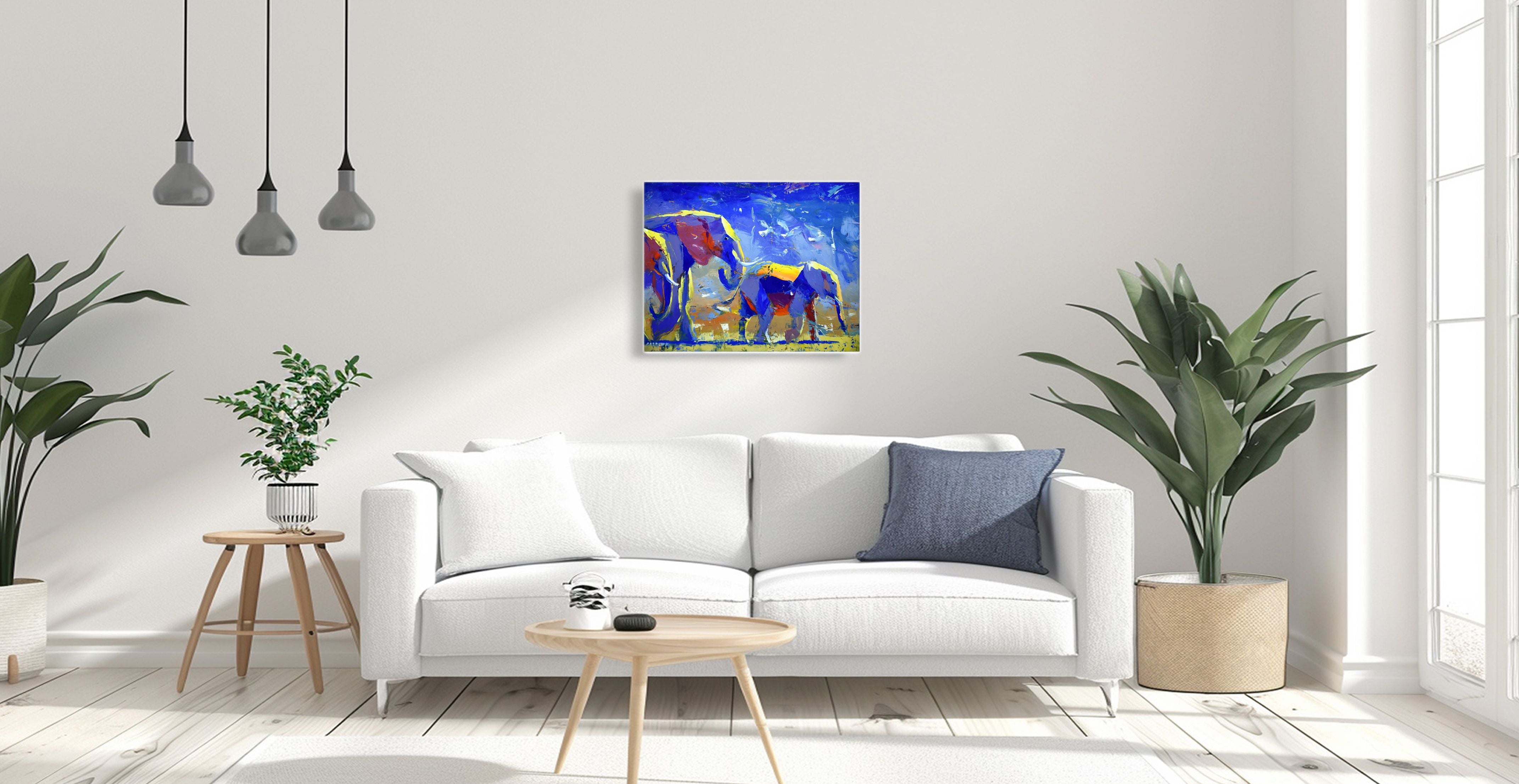 March of Dawn 56x71cm Oil On Canvas