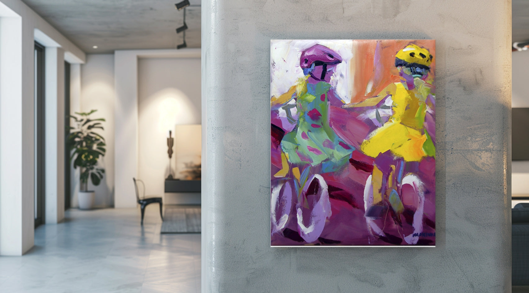 The Ride 71x56cm Oil on Canvas