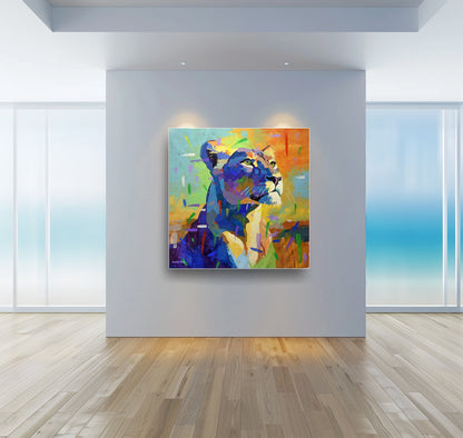 Celestial Huntress 120x120cm Acrylic on Canvas