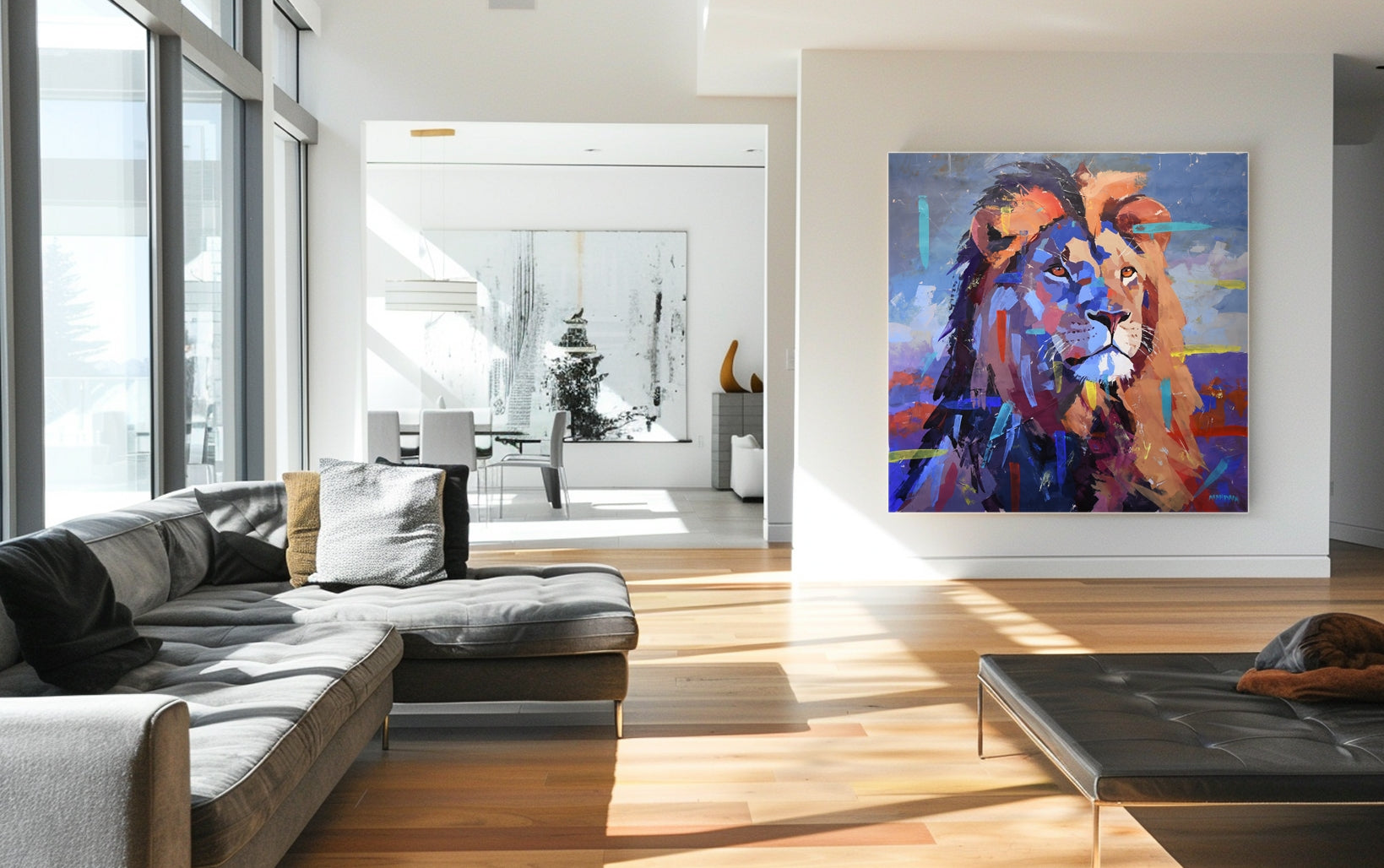 Dawn Watchman 140x140cm Acrylic on Canvas