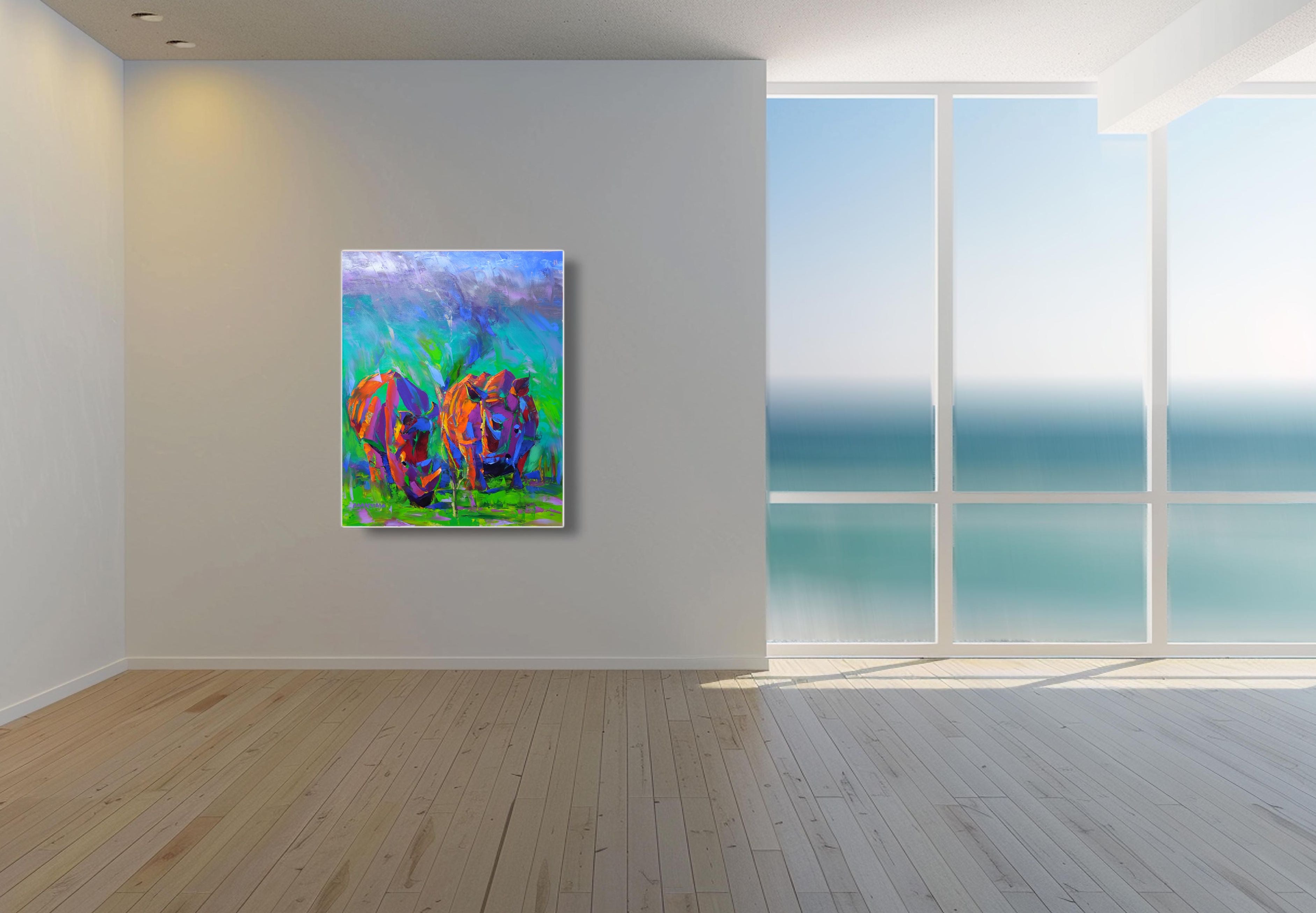 Silent Companions 100x80cm Oil On Canvas